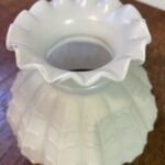 White Piano glass shade 5 3/8" fit - Image 2