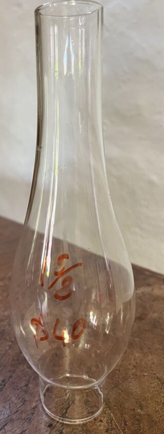 1 5/8" glass chimney