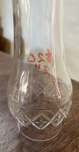 2" glass chimney cut pattern