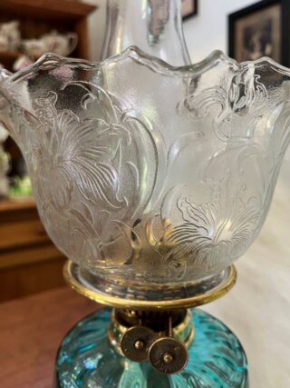 Aqua Blue Font oil lamp - Image 6