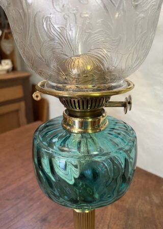 Aqua Blue Font oil lamp - Image 3