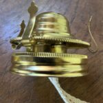 B Burner brass plated Mason collar and wick - Image 2