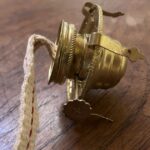 B Burner Brass plated with collar and wick - Image 2