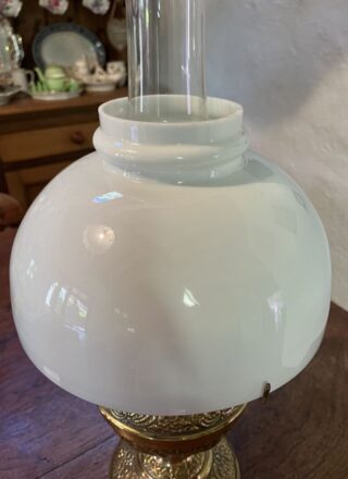 Miller No 2 brass oil lamp - Image 6