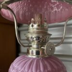 Pair Lilac Pink piano peg lamps - Image 2
