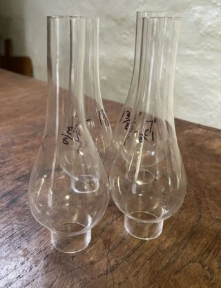 1 3/8" x 7" glass chimney - Image 2