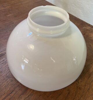 10" Miller Opal Glass Shade has chip on rim - Image 2
