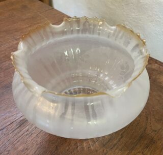 Frosted glass shade 3 3/4" base - Image 2