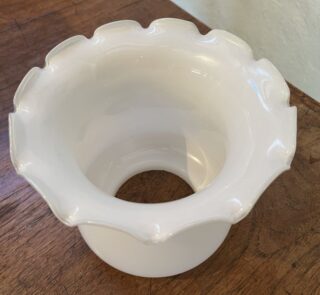 3 3/4" Opal Tulip Shade Vintage - Image 2