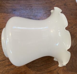 3 3/4" Opal Tulip Shade Vintage - Image 3