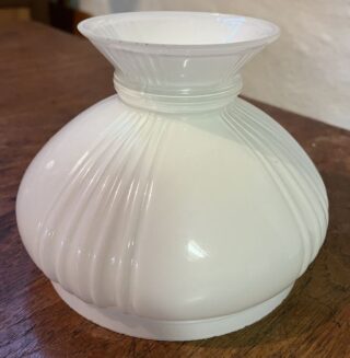 Opal glass shade 5 3/4" base