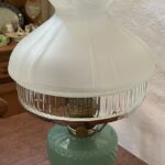 Aladdin Jade Green Moonstone oil lamp