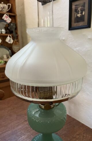Aladdin Jade Green Moonstone oil lamp - Image 6