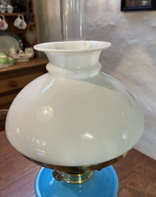 Blue Opaline glass lamp - Image 6
