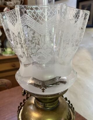 Lambeth Doulton c1883 lamp - Image 9