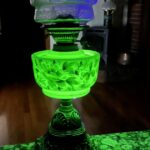 Uranium Victorian table lamp - Image 2