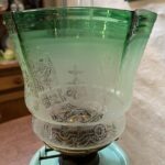 Uranium Victorian table lamp - Image 5