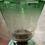 Uranium Victorian table lamp - Image 6