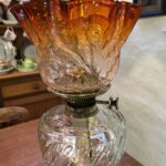 Arts & Crafts lamp, bronze plating - Image 2