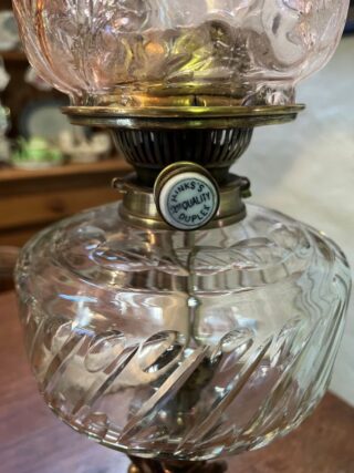 Arts & Crafts lamp, bronze plating - Image 3