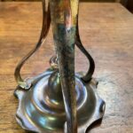 Arts & Crafts lamp, bronze plating - Image 5