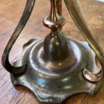 Arts & Crafts lamp, bronze plating - Image 6