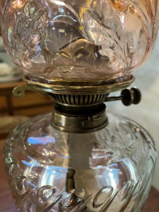 Arts & Crafts lamp, bronze plating - Image 7