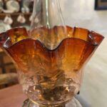 Arts & Crafts lamp, bronze plating - Image 8