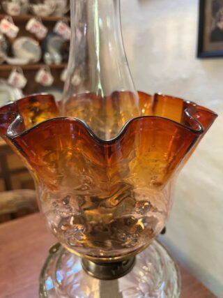 Arts & Crafts lamp, bronze plating - Image 8