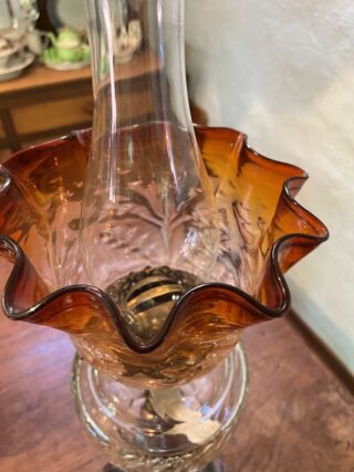 Arts & Crafts lamp, bronze plating - Image 9