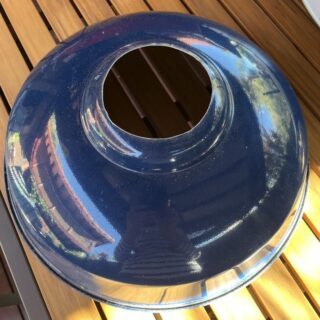 Blue Enamel Shade 14 1/2"