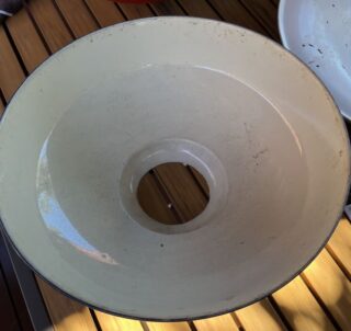 Blue Enamel Shade 14 1/2" - Image 3