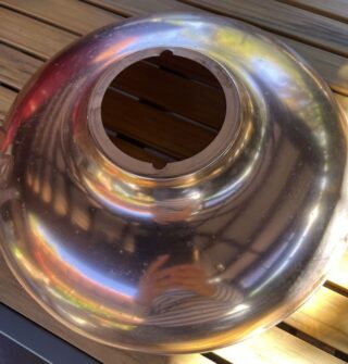 Copper plated shades 14"