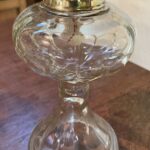 Depression glass oil lamp - Image 3