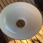 Orange enamel shade 14 1/2" - Image 2