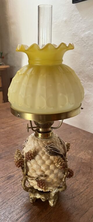 Moore Brothers Cone oil lamp