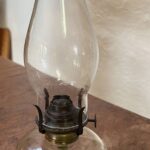 Australian Crown Crystal Finger Lamp with Star Motifs