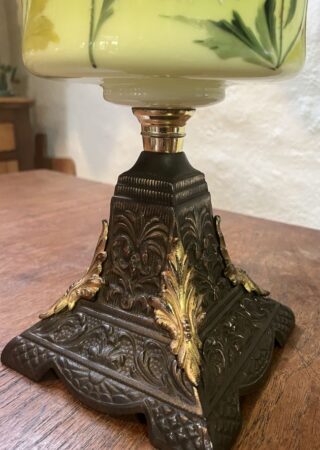 Table Oil Lamp lime green font - Image 4