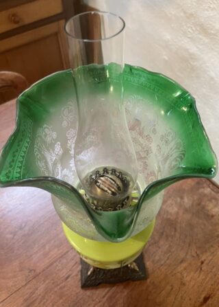 Table Oil Lamp lime green font - Image 7