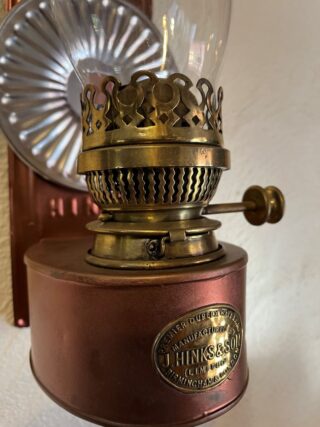 Hinks and sons wall oil lamp No. 1 Hinks triple burner - Image 6