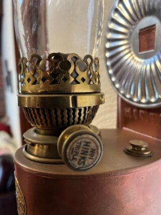 Hinks and sons wall oil lamp No. 1 Hinks triple burner - Image 9
