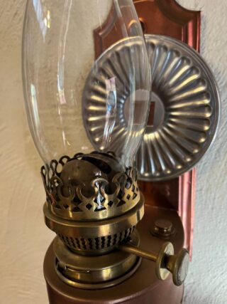 Hinks and sons wall oil lamp No. 1 Hinks triple burner - Image 7