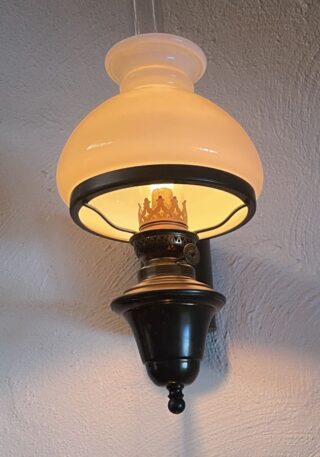 Vintage Patinised Wall Lamp - Image 10