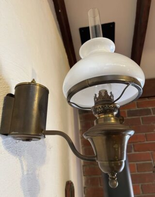 Vintage Patinised Wall Lamp - Image 2