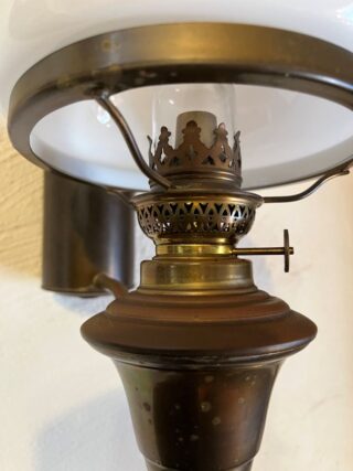 Vintage Patinised Wall Lamp - Image 3