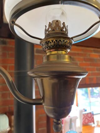 Vintage Patinised Wall Lamp - Image 4