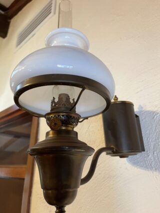 Vintage Patinised Wall Lamp - Image 5
