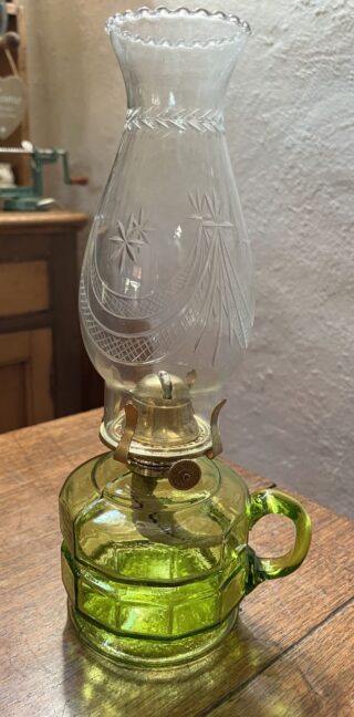 Lime green finger lamp