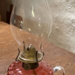 English Cranberry Finger Lamp