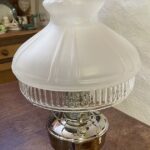 Aladdin 12 Nickel plated oil lamp